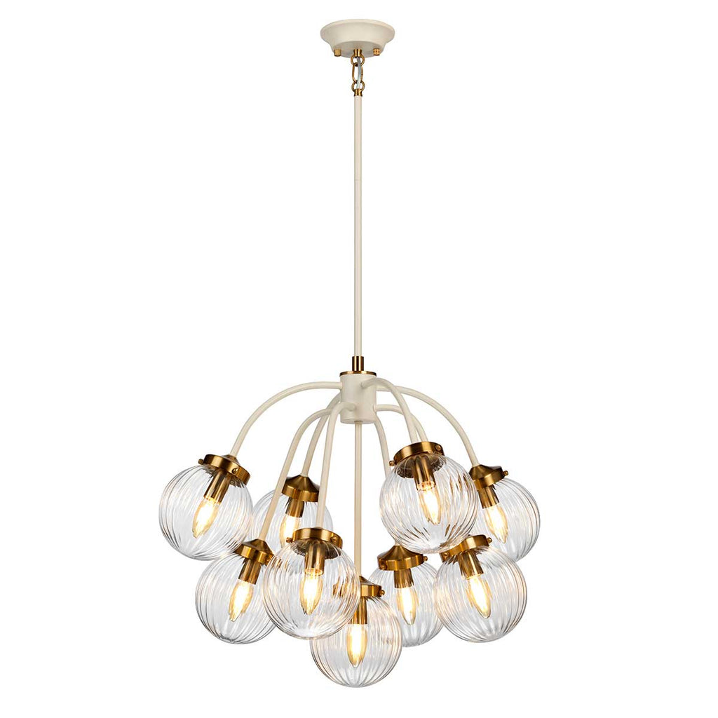 Pendelleuchte Cosmos (messingfarben) 9x - Elstead Lighting