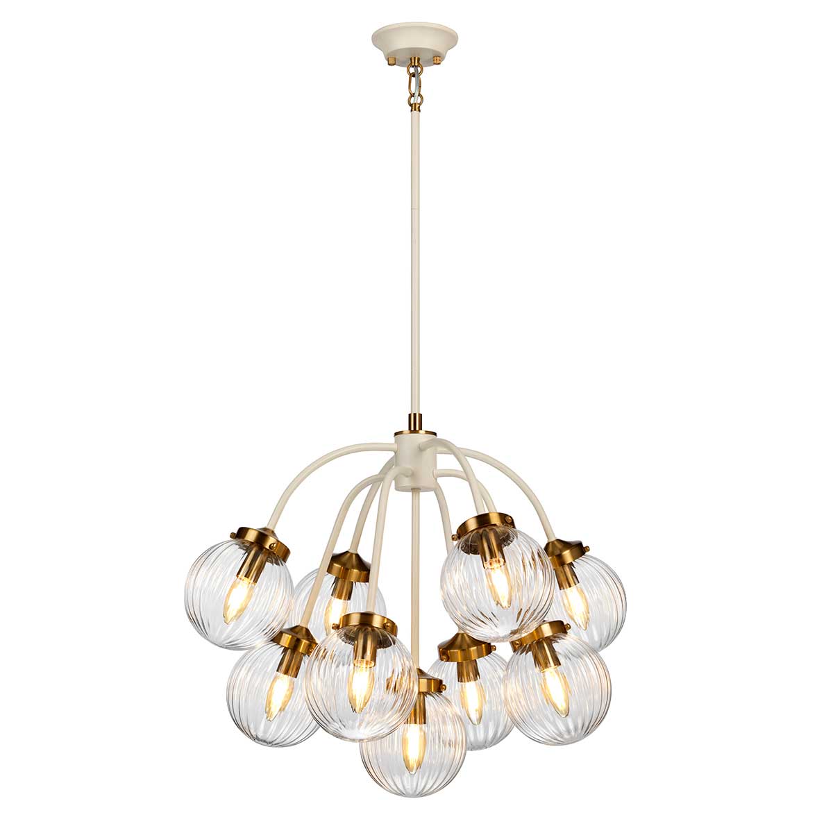 Pendelleuchte Cosmos (messingfarben) 9x - Elstead Lighting