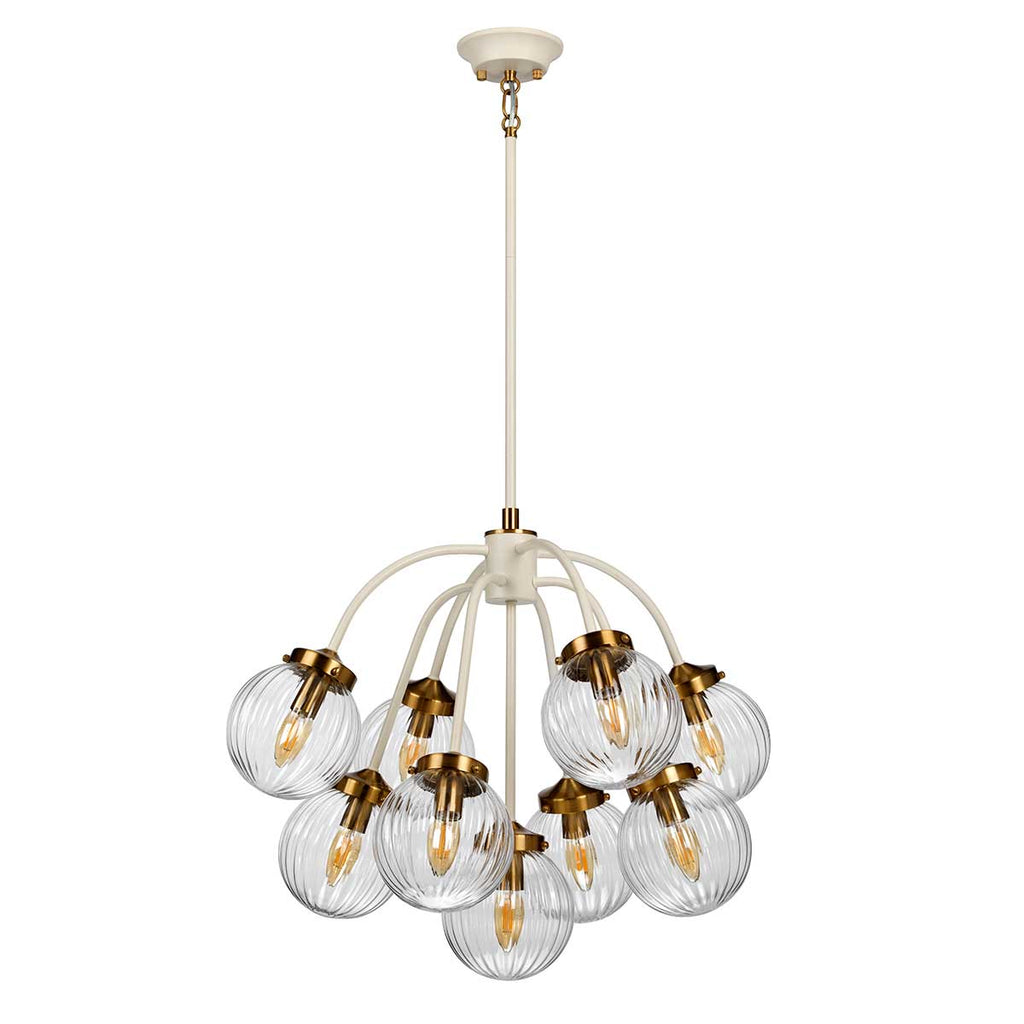 Pendelleuchte Cosmos (messingfarben) 9x - Elstead Lighting