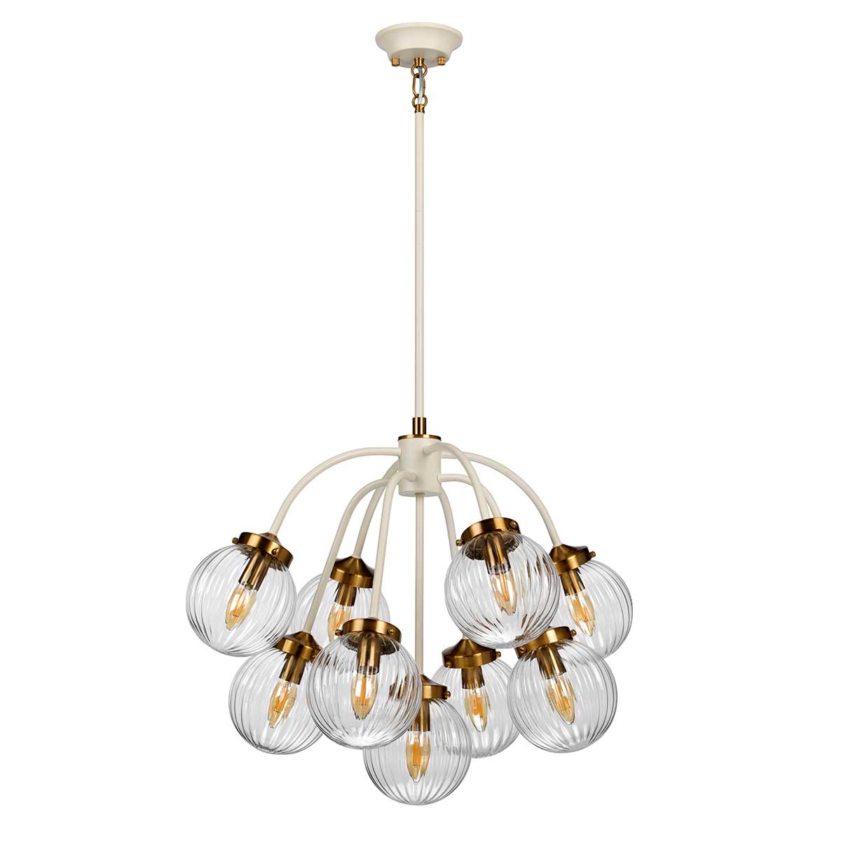 Pendelleuchte Cosmos (messingfarben) 9x - Elstead Lighting