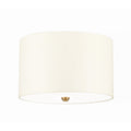Deckenleuchte Fletcher Flush (messingfarben) 3x - Elstead Lighting