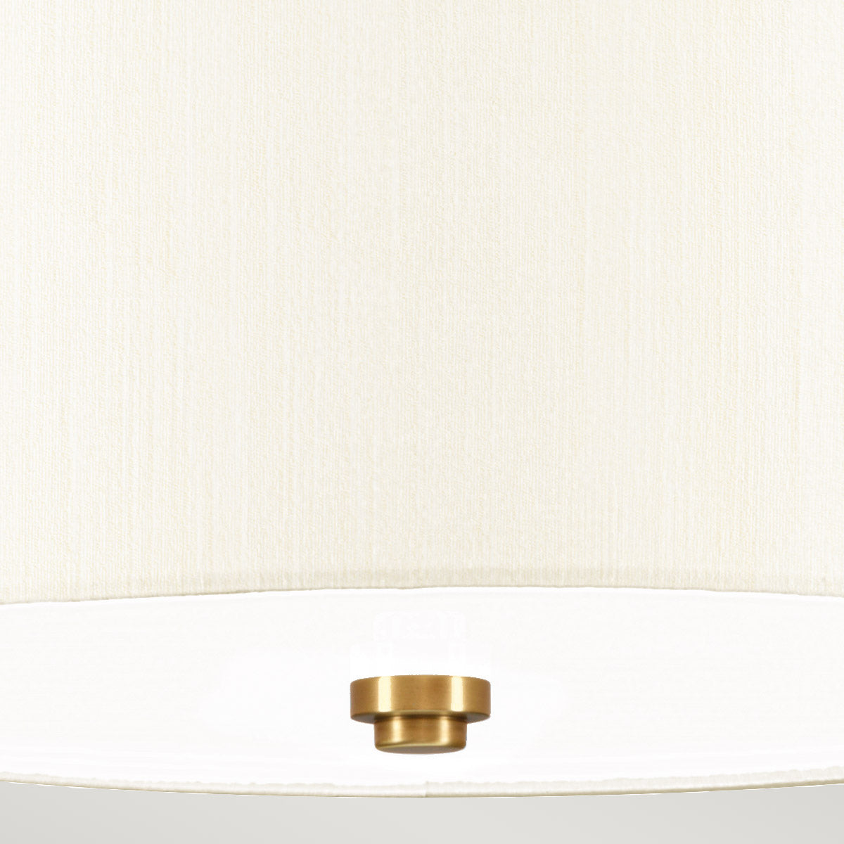 Deckenleuchte Fletcher Flush (messingfarben) 3x - Elstead Lighting