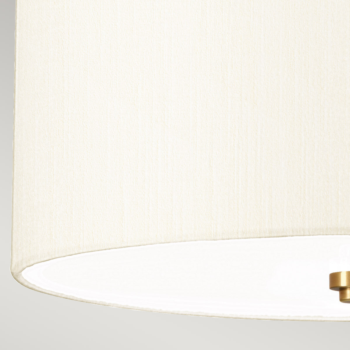 Deckenleuchte Fletcher Flush (messingfarben) 3x - Elstead Lighting
