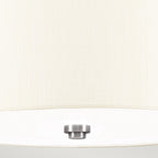 Deckenleuchte Fletcher Flush (verchromt) 3x - Elstead Lighting