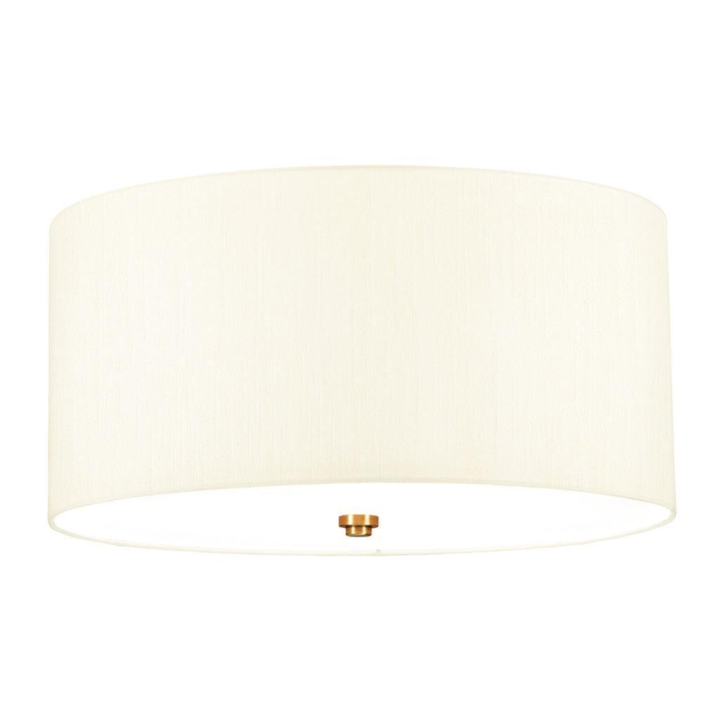 Deckenleuchte Fletcher Flush (messingfarben) 3x - Elstead Lighting
