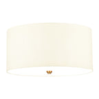 Deckenleuchte Fletcher Flush (messingfarben) 3x - Elstead Lighting