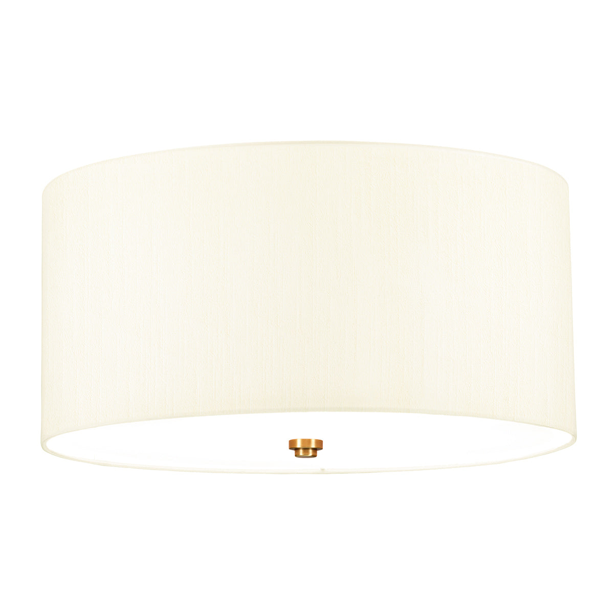 Deckenleuchte Fletcher Flush (messingfarben) 3x - Elstead Lighting