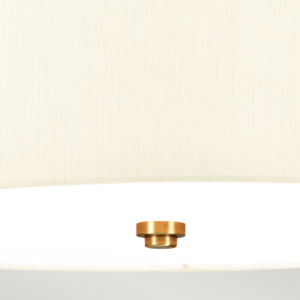 Deckenleuchte Fletcher Flush (messingfarben) 3x - Elstead Lighting