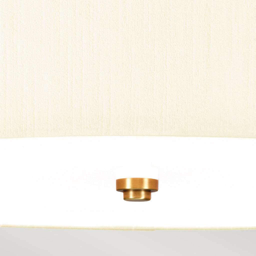 Deckenleuchte Fletcher Flush (messingfarben) 5x - Elstead Lighting