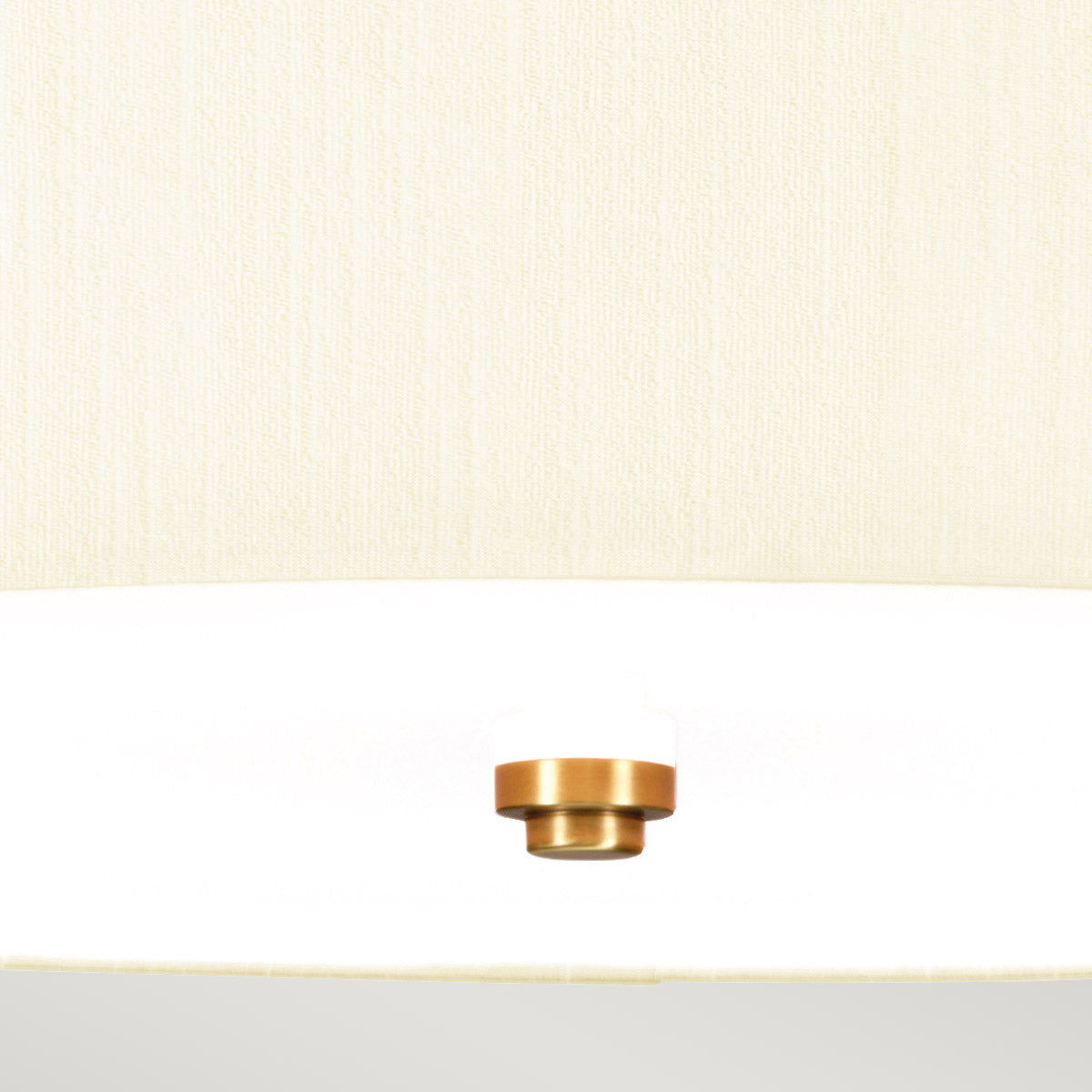 Deckenleuchte Fletcher Flush (messingfarben) 5x - Elstead Lighting