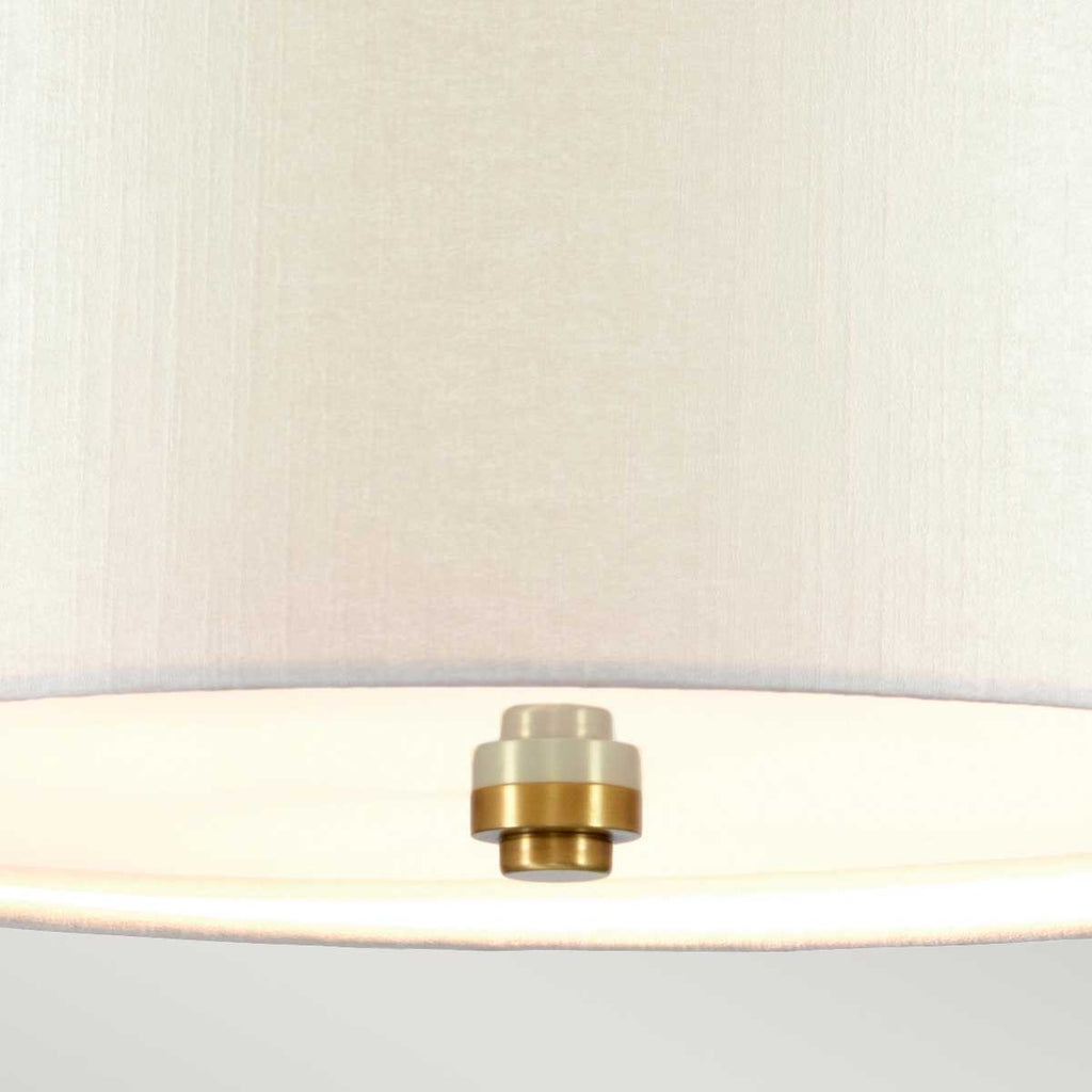 Deckenleuchte Fletcher Flush (messingfarben) 7x - Elstead Lighting