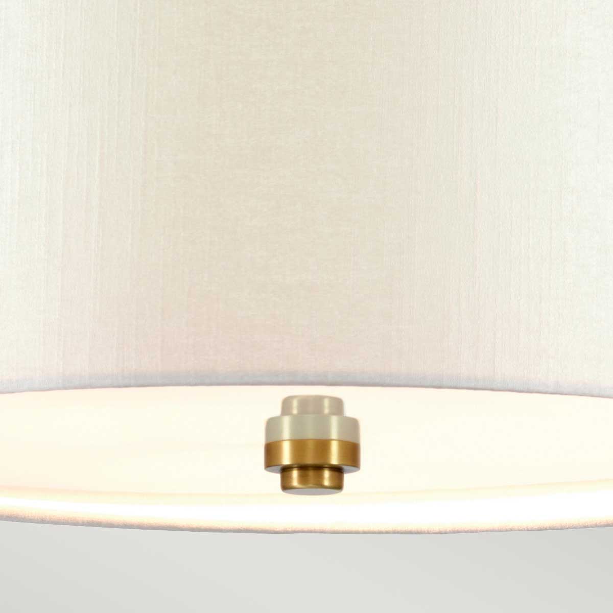 Deckenleuchte Fletcher Flush (messingfarben) 7x - Elstead Lighting