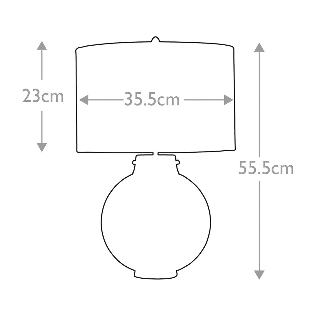 Tischleuchte Kara (Nickel) 1x - Elstead Lighting