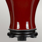 Tischleuchte Oxblood (Creme with coloured birds) 1x - Elstead Lighting