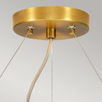 Pendelleuchte Pearce (messingfarben) 5x - Elstead Lighting