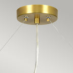 Pendelleuchte Pearce (messingfarben) 5x - Elstead Lighting