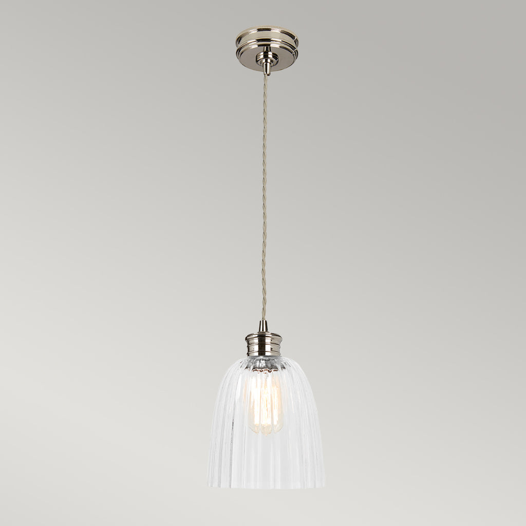 Pendelleuchte Douille (Nickel) 1x - Elstead Lighting