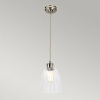 Pendelleuchte Douille (Nickel) 1x - Elstead Lighting