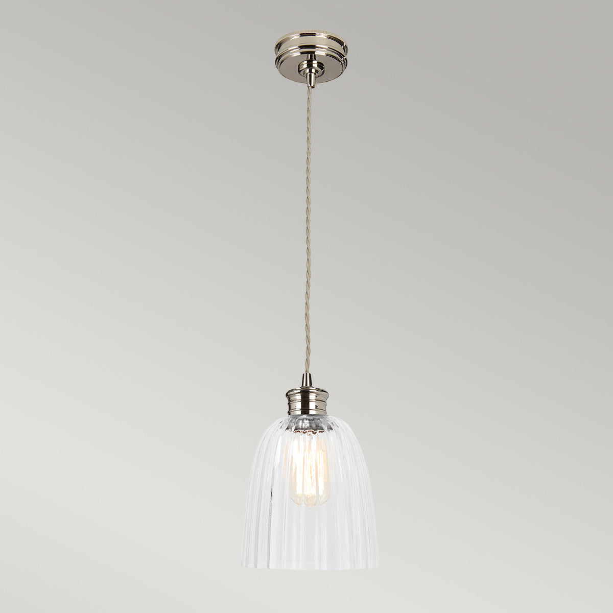 Pendelleuchte Douille (Nickel) 1x - Elstead Lighting