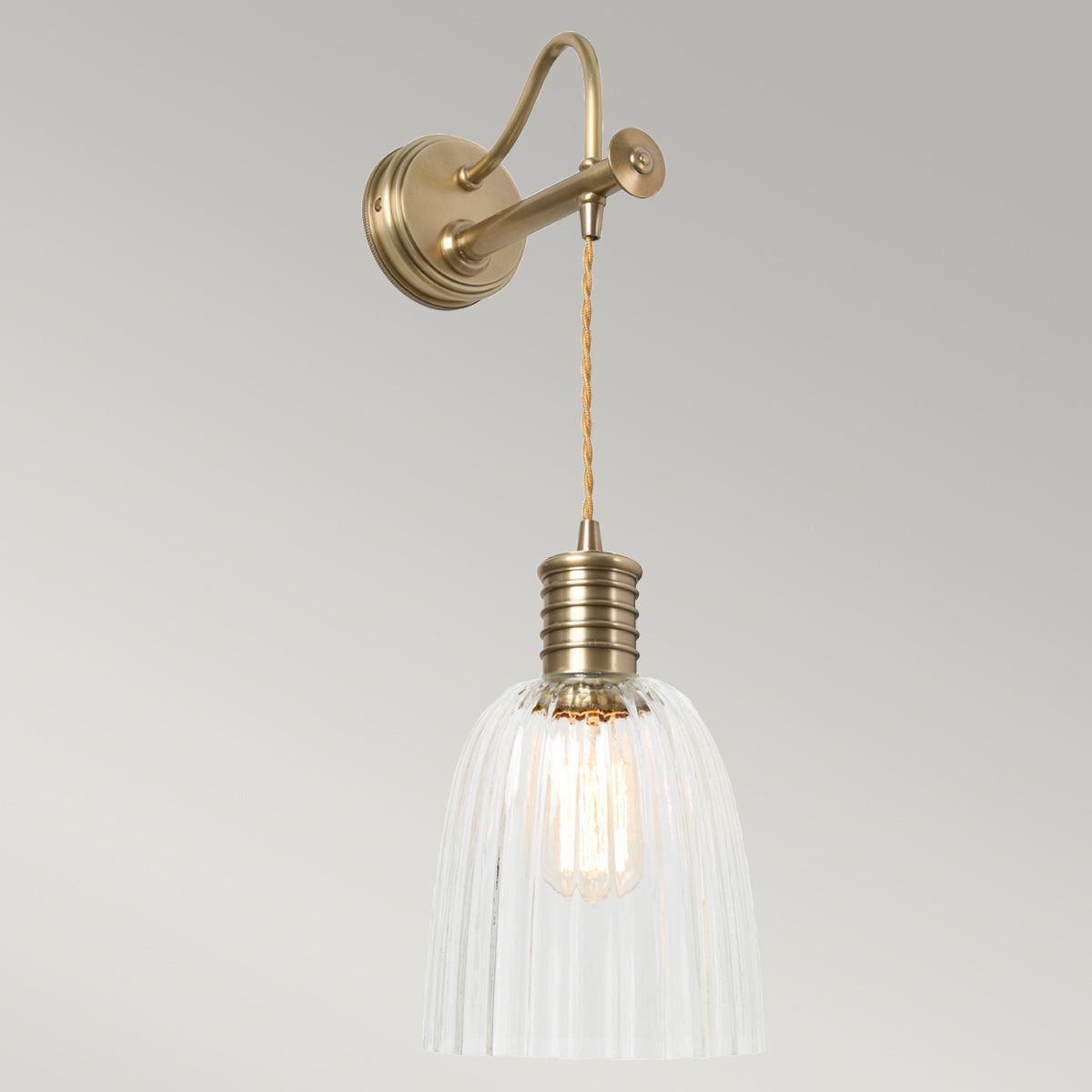 Wandleuchte Douille (Nickel) 1x - Elstead Lighting