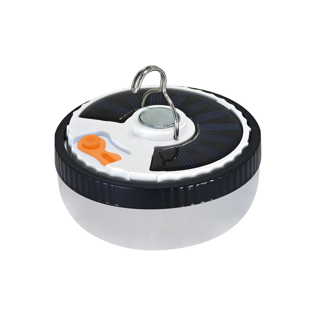 Akku & Solar LED-Licht Outdoor IP44 zum Aufhängen, Camping, Zelt usw. (10W) - Milagro