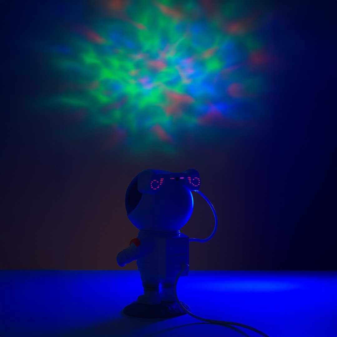 Kinderzimmer Projektor Astronaut - Sternenhimmel, LED - Milagro
