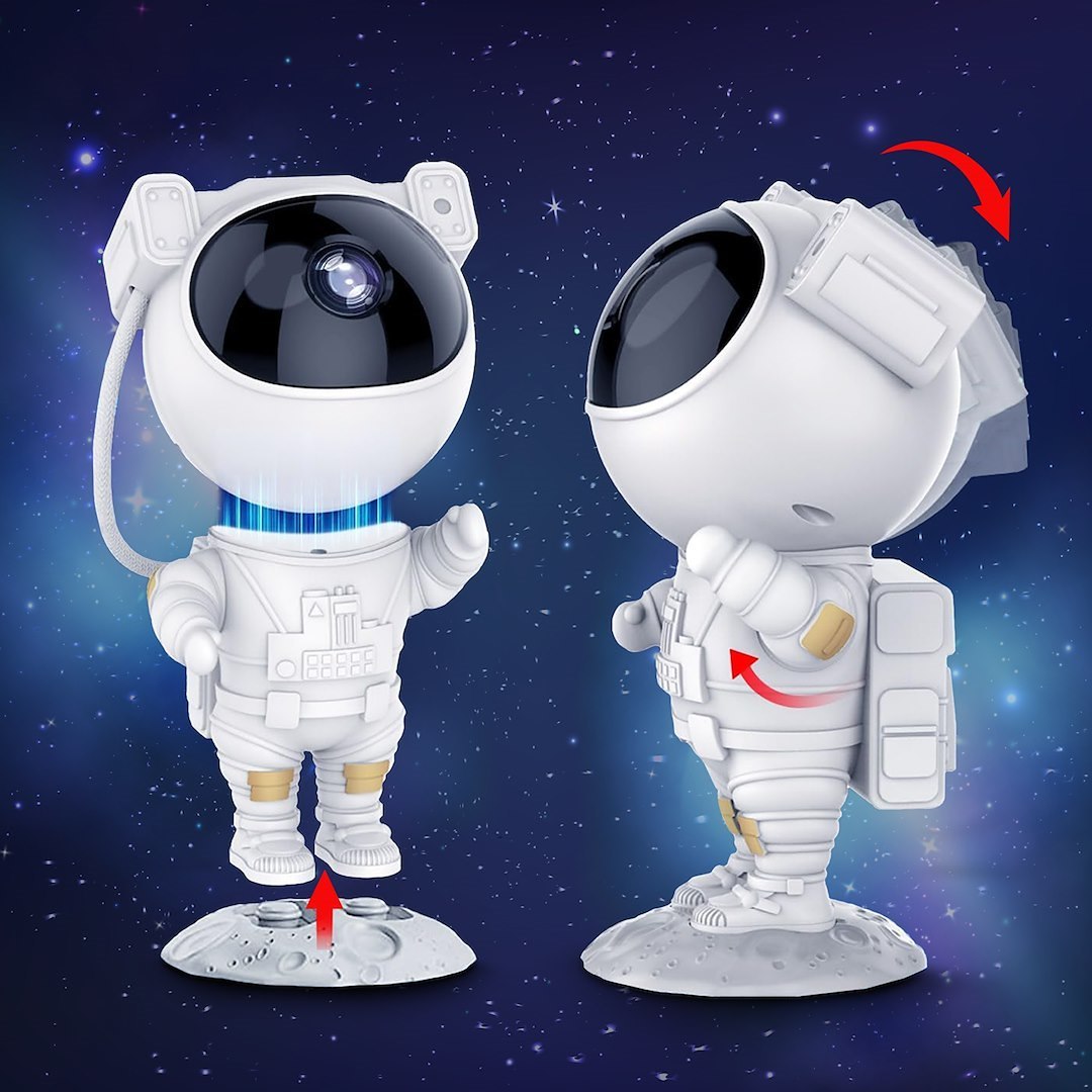 Kinderzimmer Projektor Astronaut - Sternenhimmel, LED - Milagro