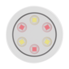 3x Möbel-Deko LED Leuchte (Akku & Selbstklebend, Fernbedienung) RGB+CCT - Milagro