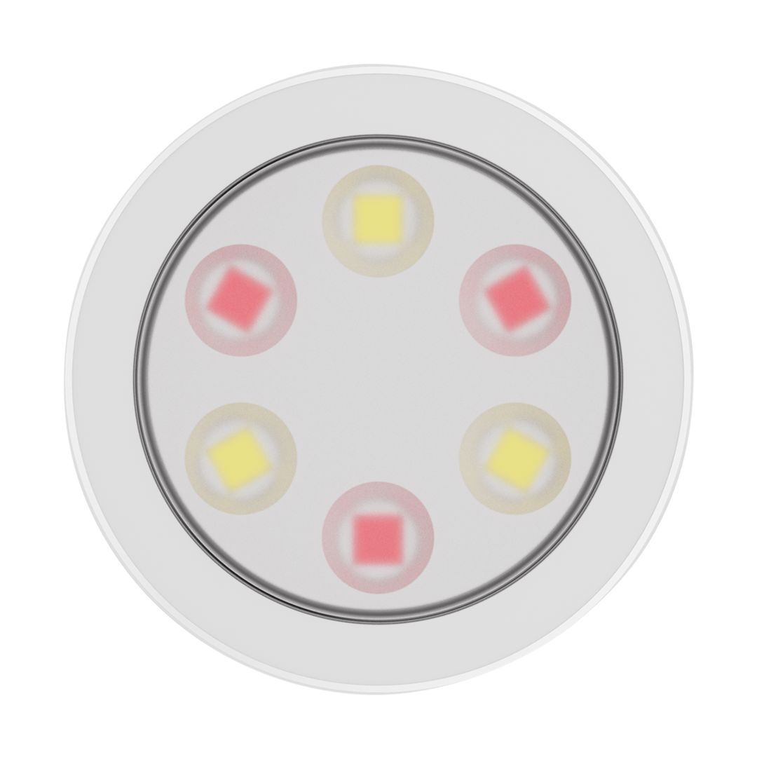 3x Möbel-Deko LED Leuchte (Akku & Selbstklebend, Fernbedienung) RGB+CCT - Milagro