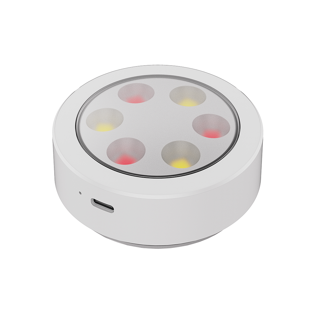 3x Möbel-Deko LED Leuchte (Akku & Selbstklebend, Fernbedienung) RGB+CCT - Milagro