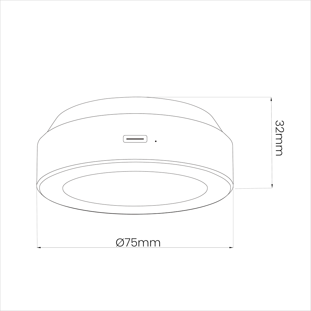 3x Möbel-Deko LED Leuchte (Akku & Selbstklebend, Fernbedienung) RGB+CCT - Milagro