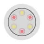 3x Möbel-Deko LED Leuchte (Akku & Selbstklebend, Fernbedienung) RGB+CCT - Milagro