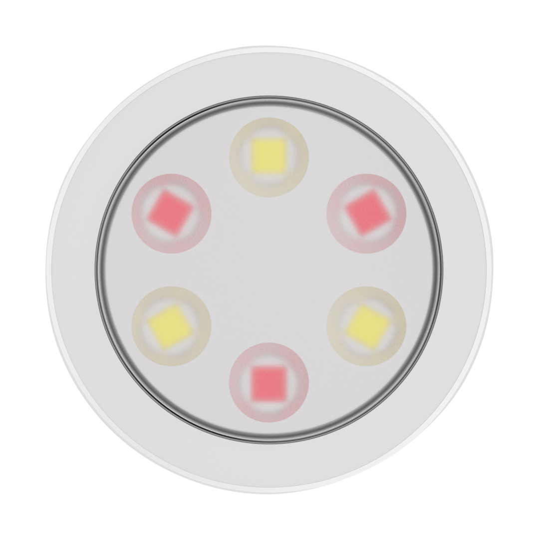 3x Möbel-Deko LED Leuchte (Akku & Selbstklebend, Fernbedienung) RGB+CCT - Milagro