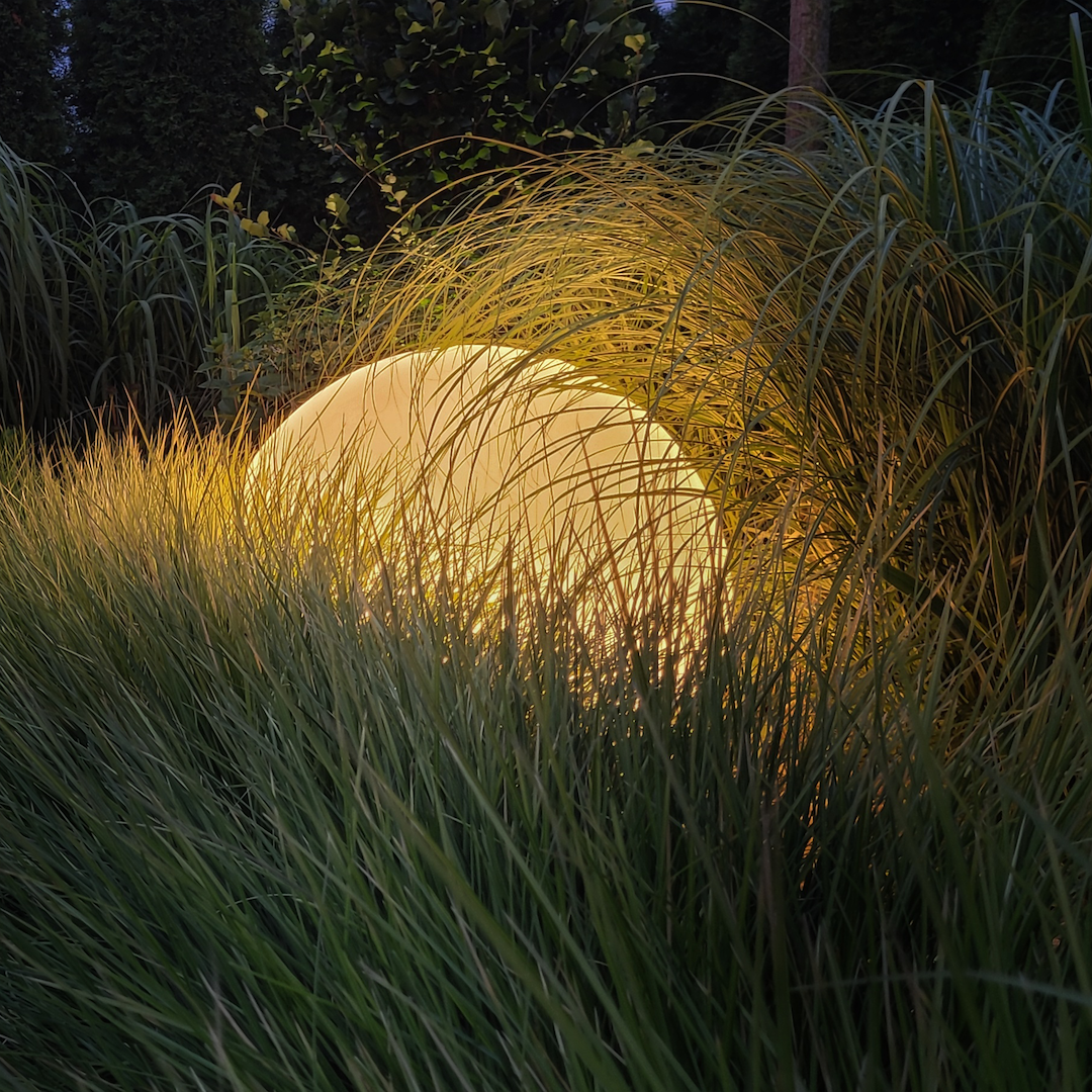 Gartenleuchte Deko Kugel 40cm (1x E27) – Milagro