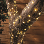 Außen-Lichterkette Micro LED, 15m (150x LED) Solar, IP44 - Milagro