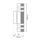 Außen-Wandleuchte Vini (2x GU10) IP54 - Milagro