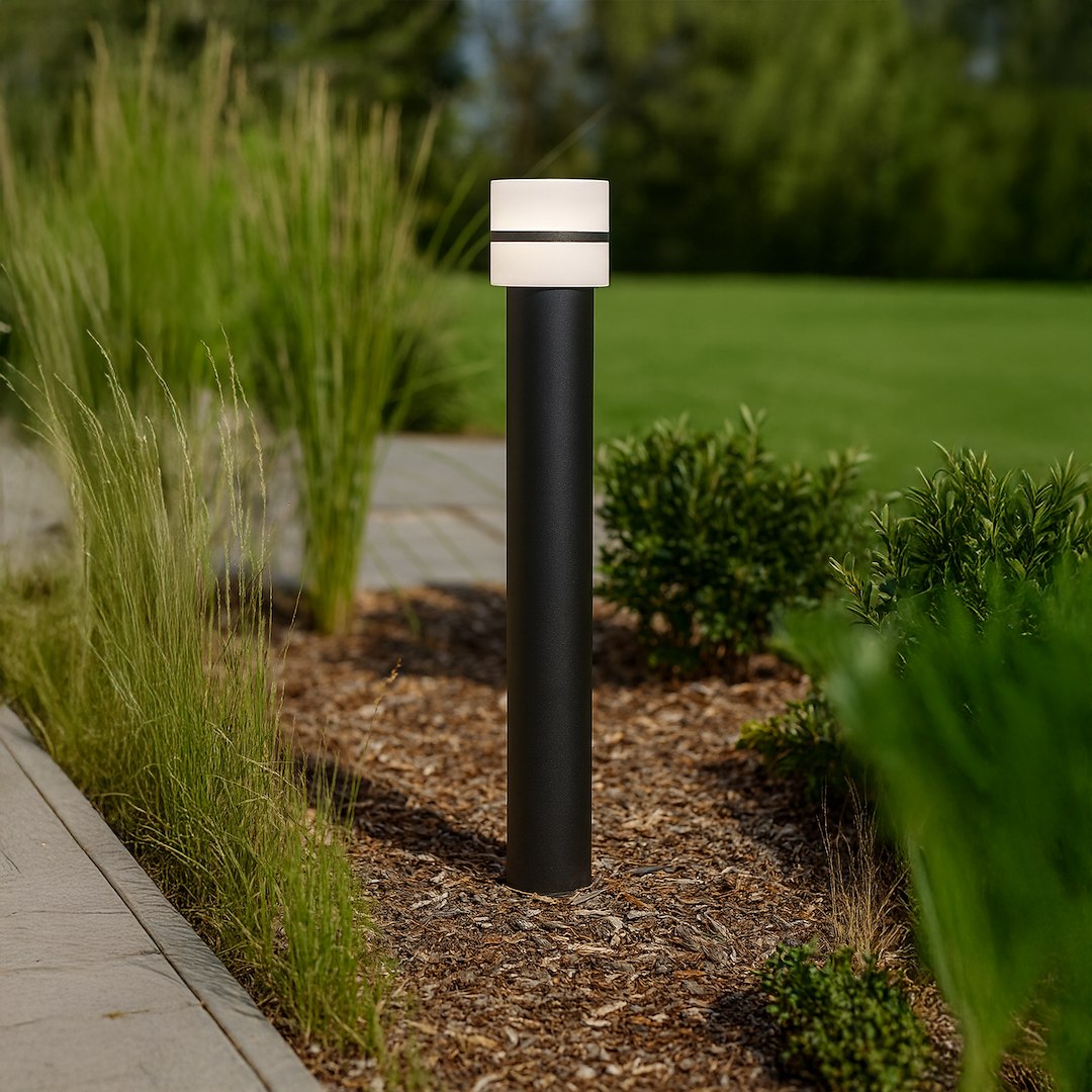 Außen-Wegeleuchte MIA Schwarz (1x E27) IP44 80 cm - Milagro