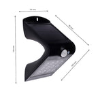 Solar-Wandleuchte BUTTERFLY (1,5W) Schwarz - Milagro