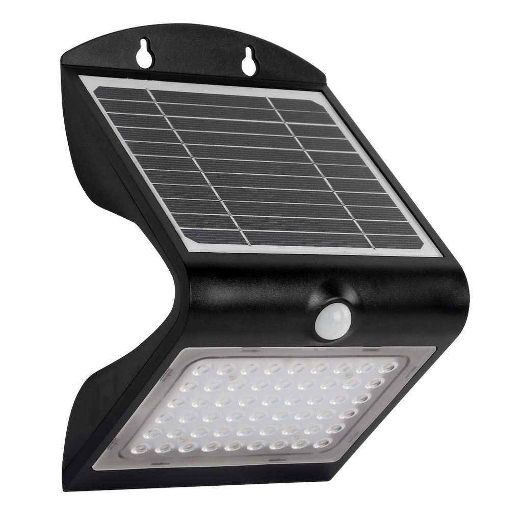 Solar-Wandleuchte BUTTERFLY (3,2W) Schwarz - Milagro