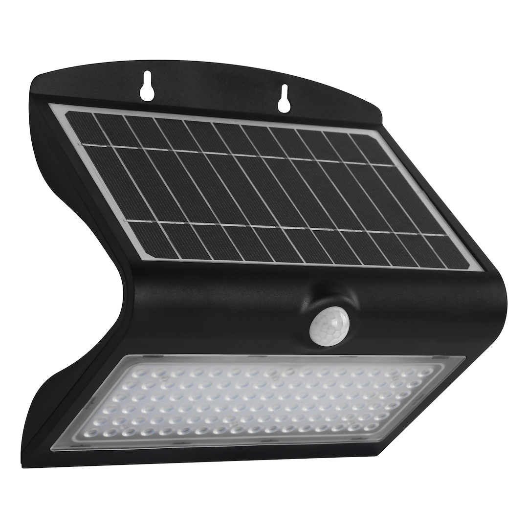 Solar-Wandleuchte BUTTERFLY (6,8W) Schwarz - Milagro