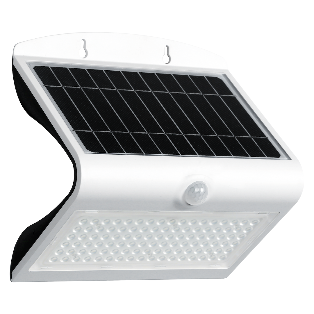 Solar-Wandleuchte BUTTERFLY (6,8W) Weiß - Milagro