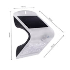 Solar-Wandleuchte BUTTERFLY (1,5W) Weiß - Milagro