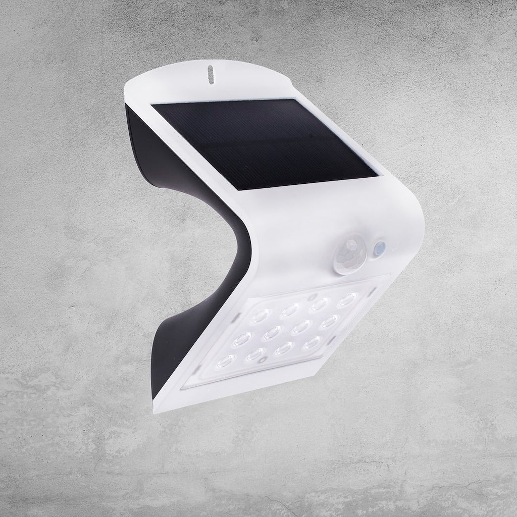 Solar-Wandleuchte BUTTERFLY (1,5W) Weiß - Milagro
