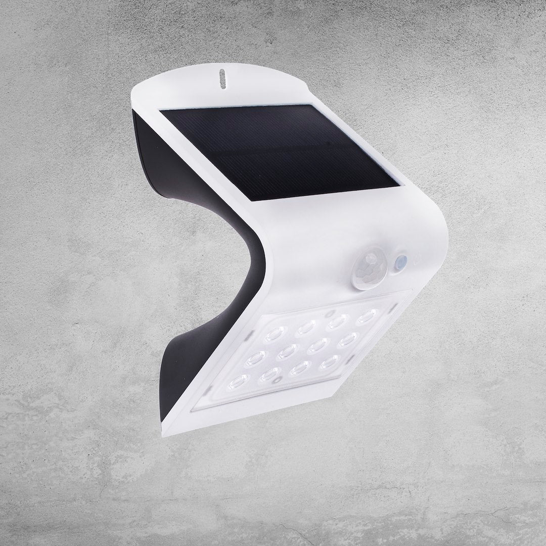 Solar-Wandleuchte BUTTERFLY (1,5W) Weiß - Milagro