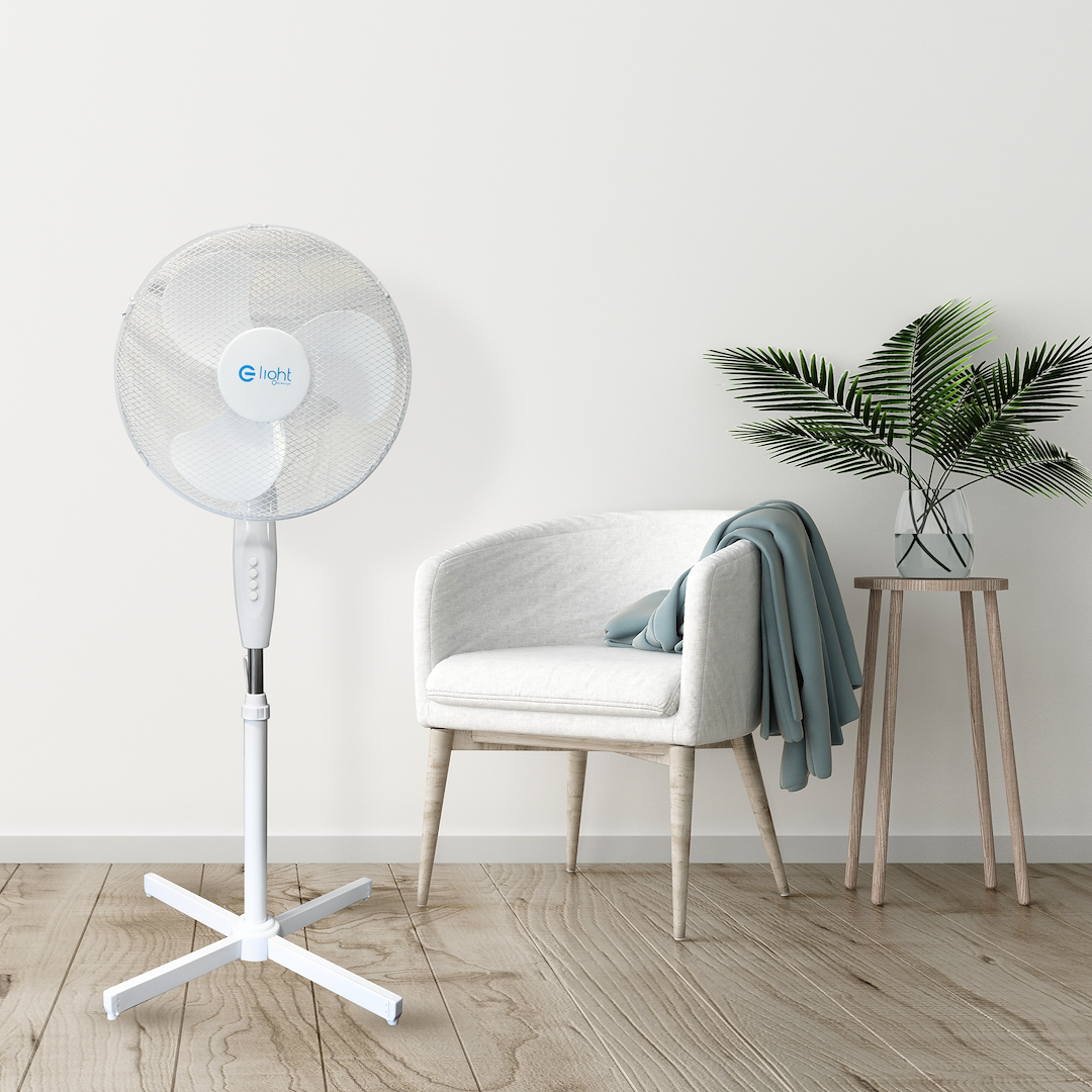 Standventilator 16Zoll Weiß - Milagro