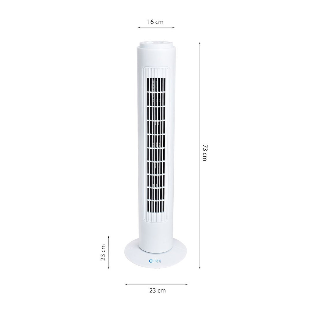 Standventilator 29Zoll TOWER Weiß - Milagro
