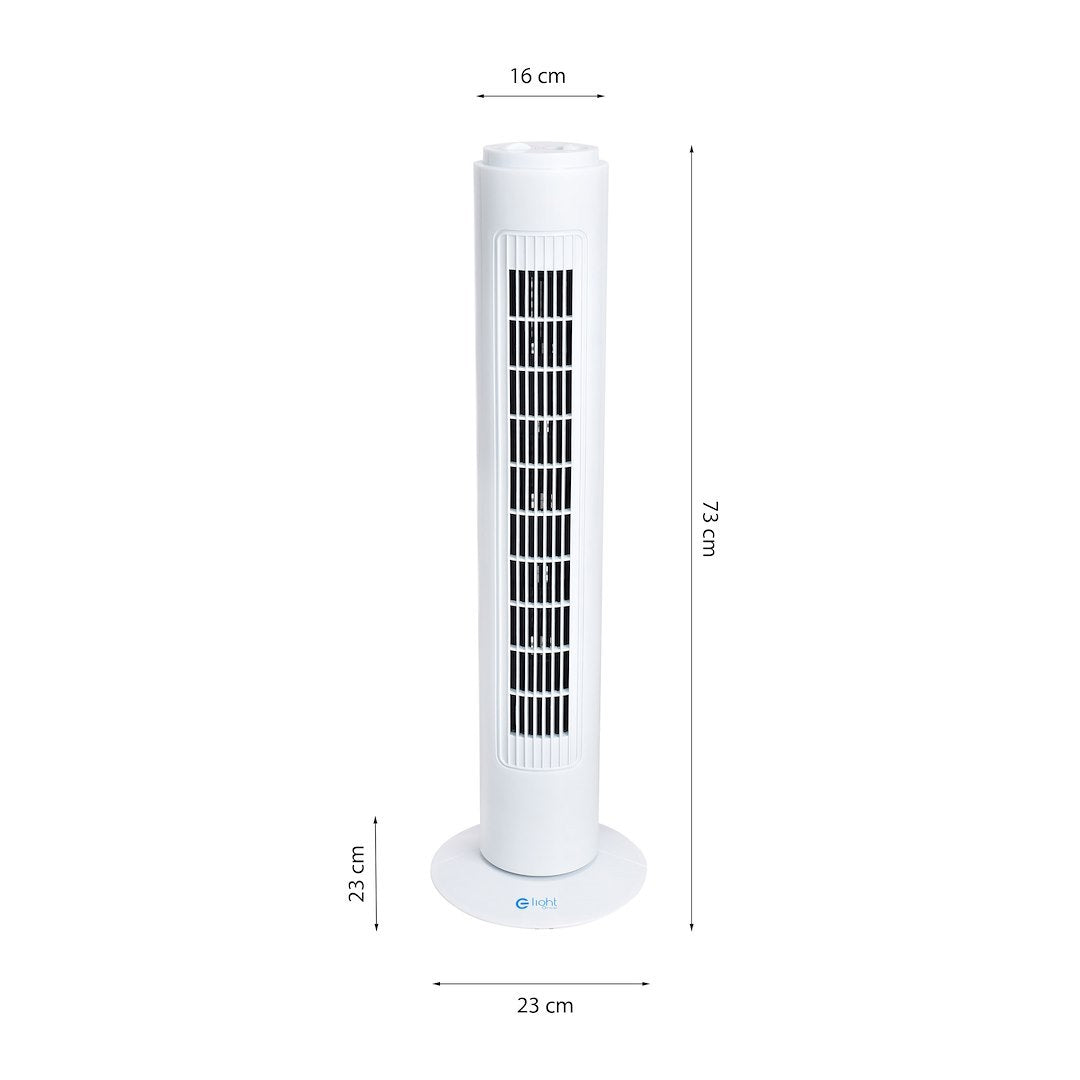 Standventilator 29Zoll TOWER Weiß - Milagro