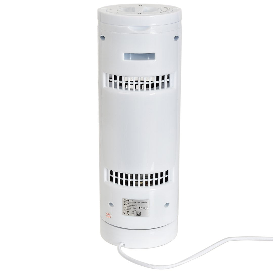 Tischventilator 14zoll Tower Weiß - Milagro