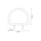 LED-Netzteil für Einbau-Dose CV (15W) IP67 - Milagro