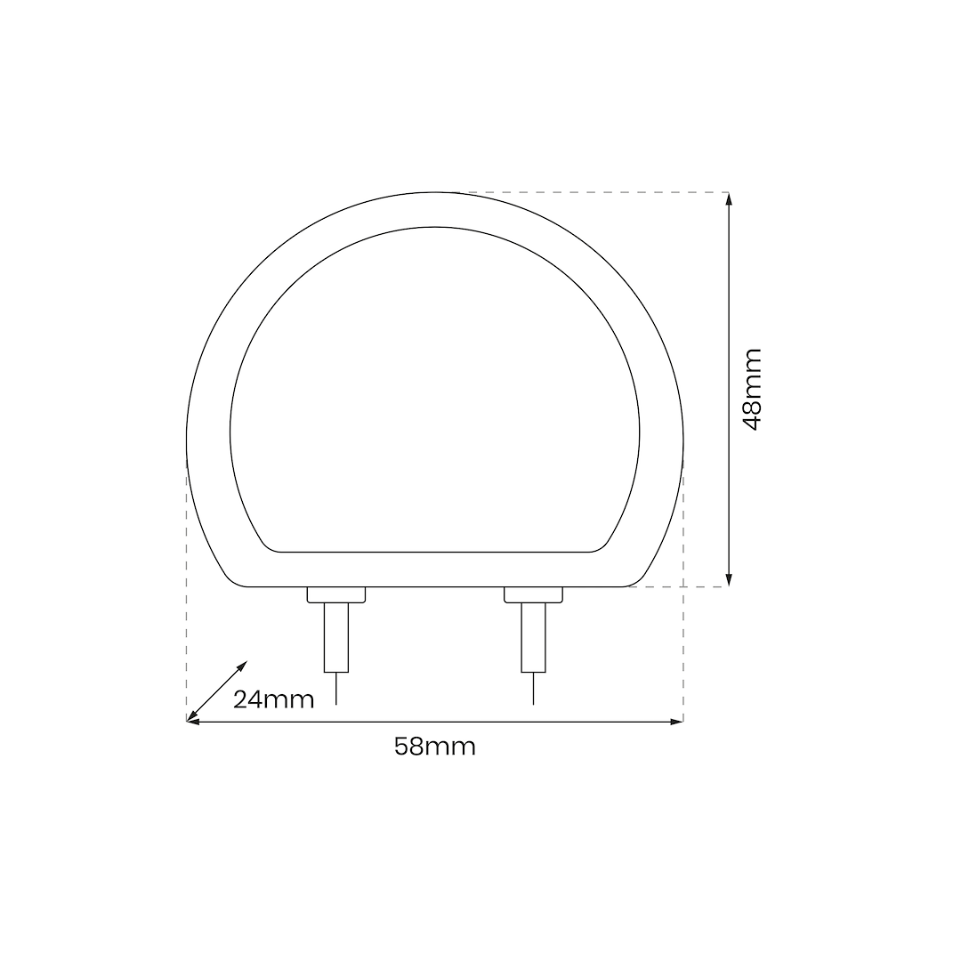 LED-Netzteil für Einbau-Dose CV (15W) IP67 - Milagro